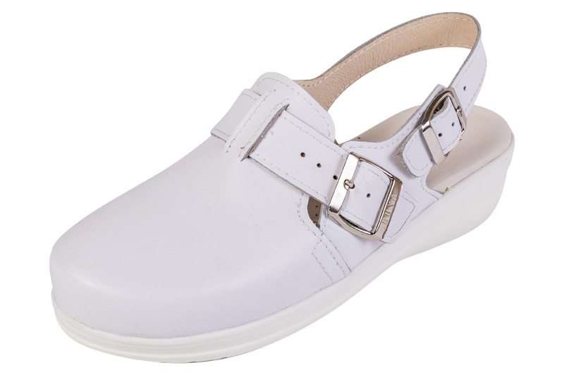 Rúgós egészségügyi cipő MED25 - Fehér (44) K15