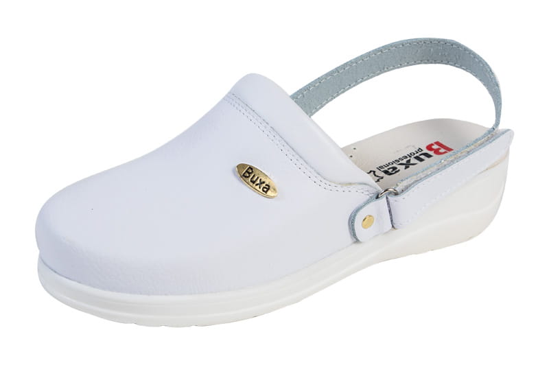 Rúgós egészségügyi cipő MED10p - Fehér