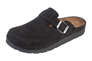 Férfi egészségügyi cipő BZ420 - Fekete (Nubuk)